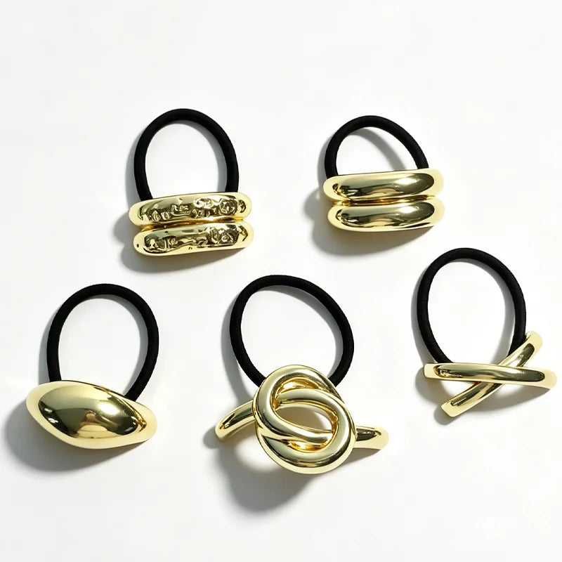 Simplicity Geometric Metal Hair Rope