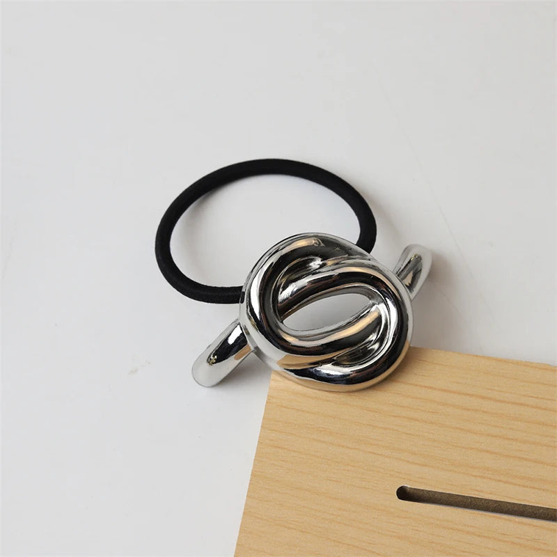 Simplicity Geometric Metal Hair Rope
