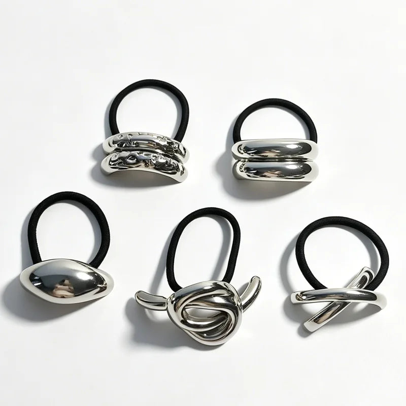 Simplicity Geometric Metal Hair Rope