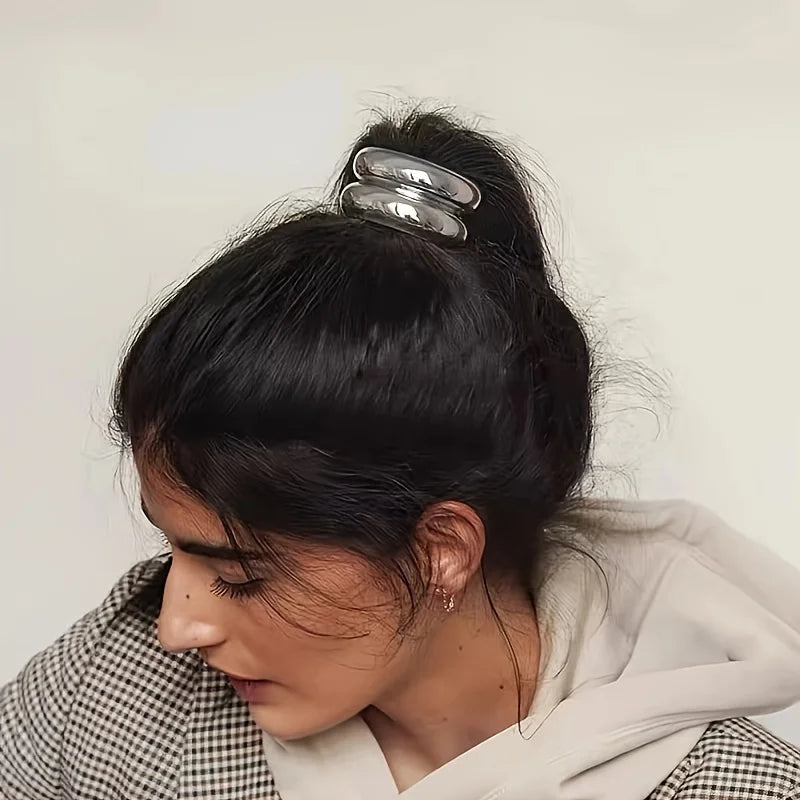 Simplicity Geometric Metal Hair Rope