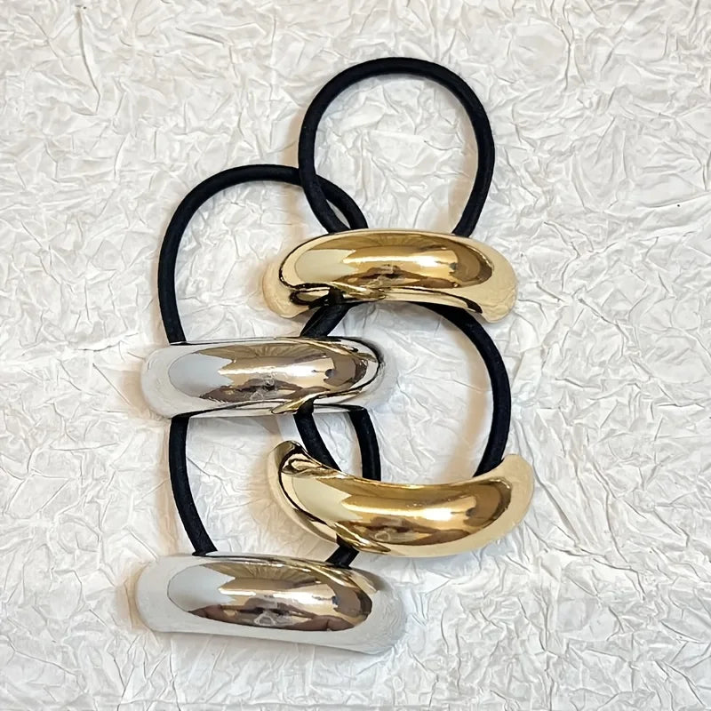 Simplicity Geometric Metal Hair Rope