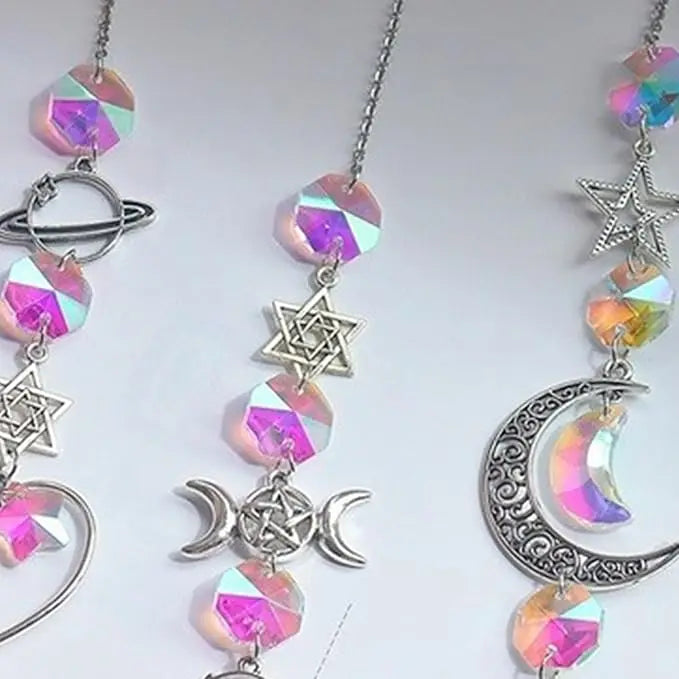 Crystal Wind Chime Rainbow Making Sun Catcher Pendant