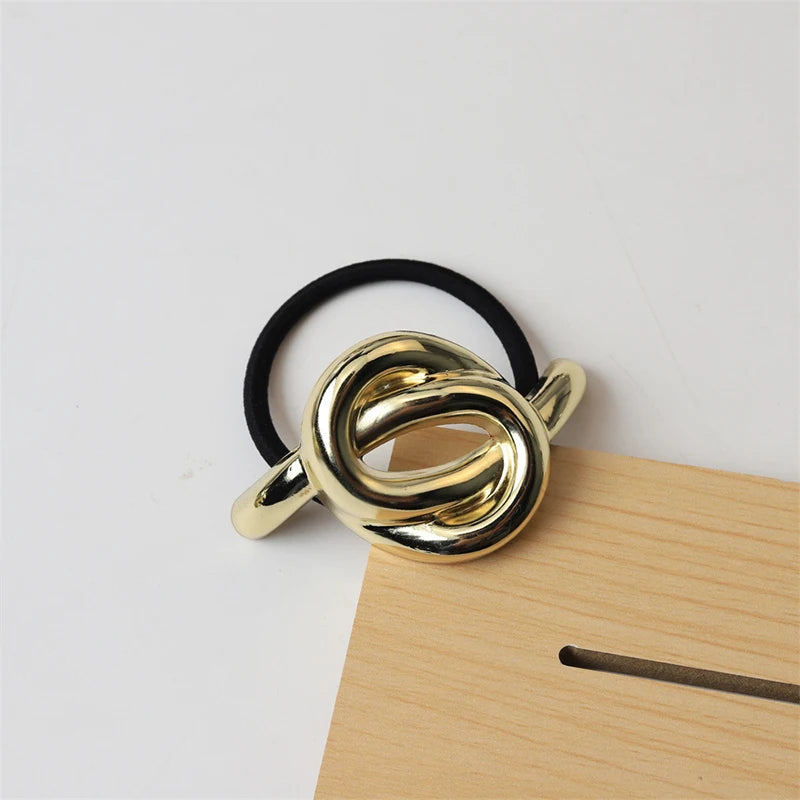 Simplicity Geometric Metal Hair Rope