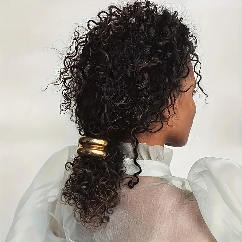 Simplicity Geometric Metal Hair Rope