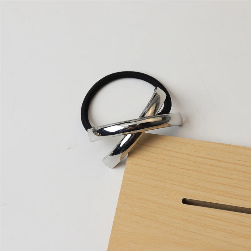 Simplicity Geometric Metal Hair Rope