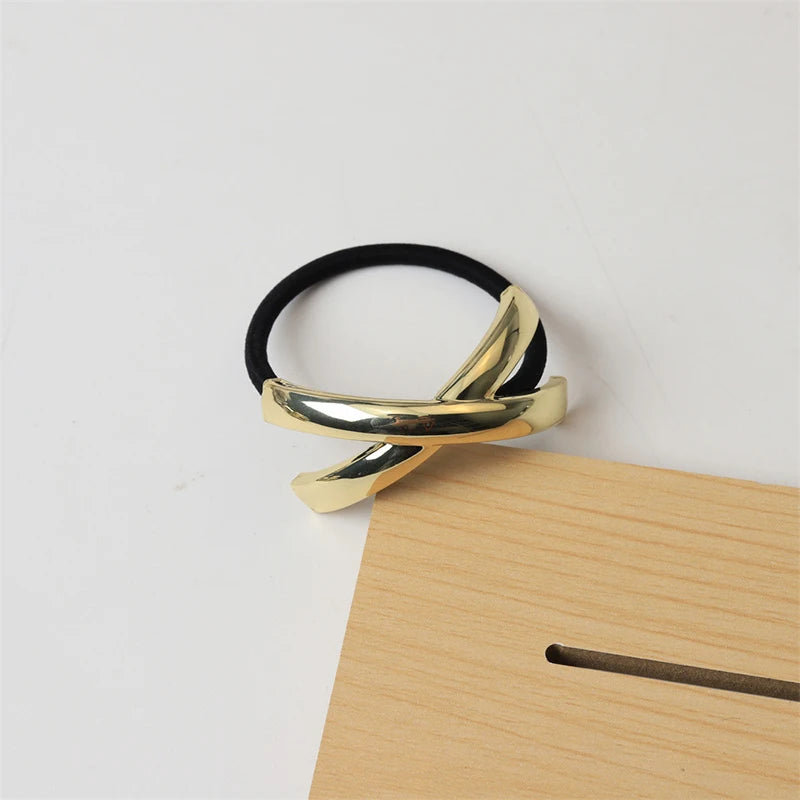 Simplicity Geometric Metal Hair Rope