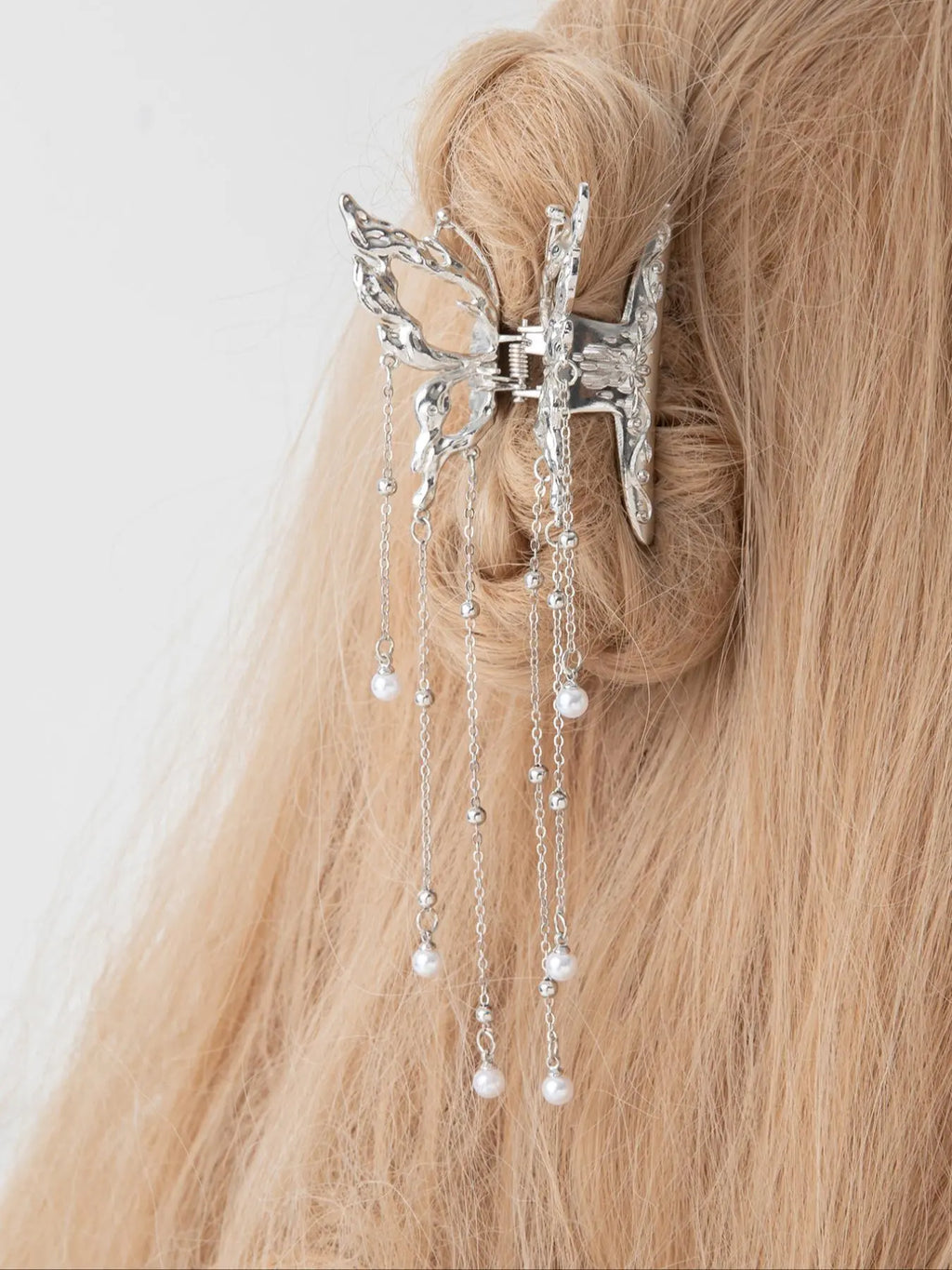 Elegant Butterfly Design Tassel Hair Claw, Fashionable Hair Accessories for Women & Girls, New Casual Versatile Hair Accessories for Daily Wear, Hair Clips